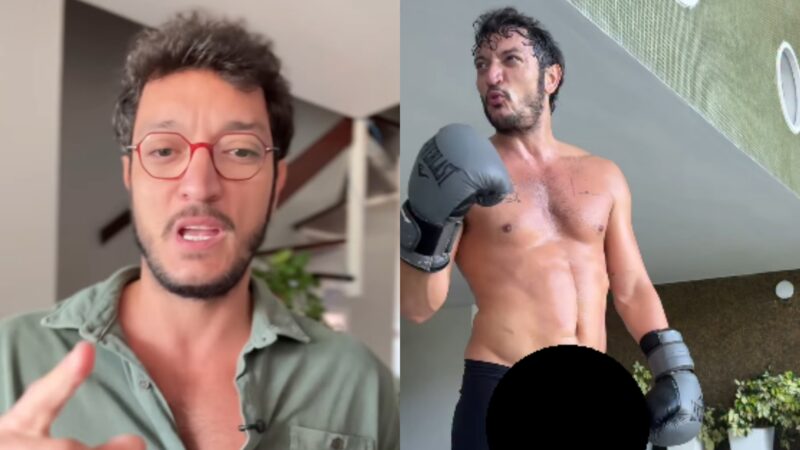 Allan Souza Lima posta vídeo com short grudado e ‘volume’ vira assunto na web: ‘Guardou o que ali?’