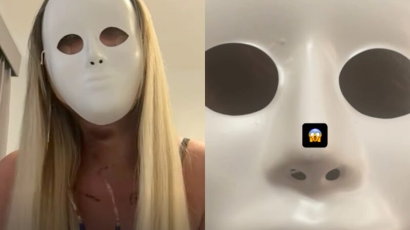 Andressa Urach surge mascarada e explica cirurgia que muda totalmente o rosto: ‘Músculos’
