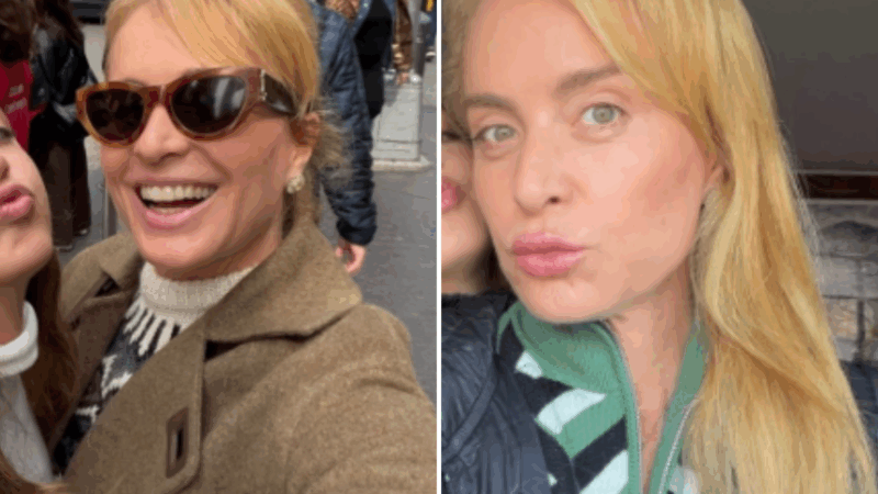 Angélica publica fotos ao lado da filha e web reage: ‘A cara do pai’