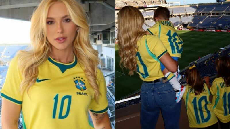 Antes de proibição, Virginia Fonseca planejava levar filhos à Copa: ‘Se liberar’