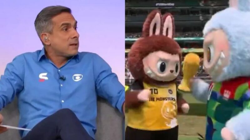 Apresentador da Globo comete gafe ao vivo durante abertura da Copa e é corrigido pelo próprio filho
