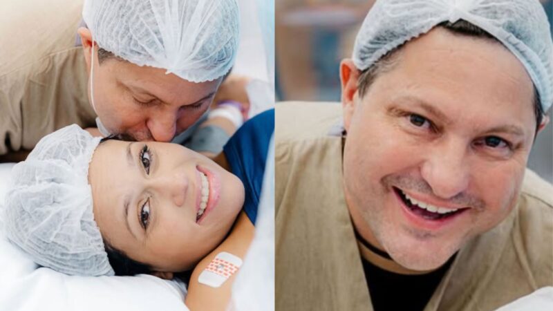 Apresentador do ‘Balanço Geral’ anuncia nascimento do filho, Pedro; veja as fotos