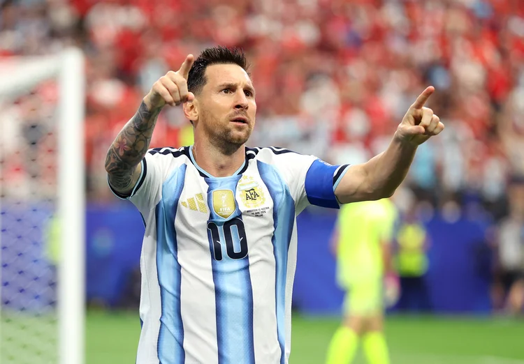 Argentina vence a Áustria e Messi quebra recorde na Copa do Mundo