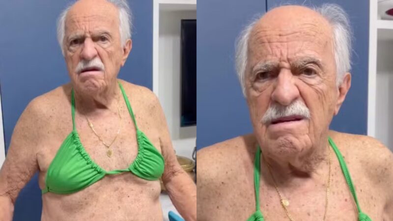 Ary Fontoura surge de biquíni neon após dica fitness e diverte a web