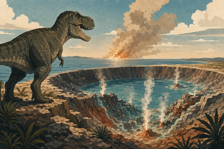 Asteroide que matou os dinossauros pode ter ajudado a criar vida na Terra