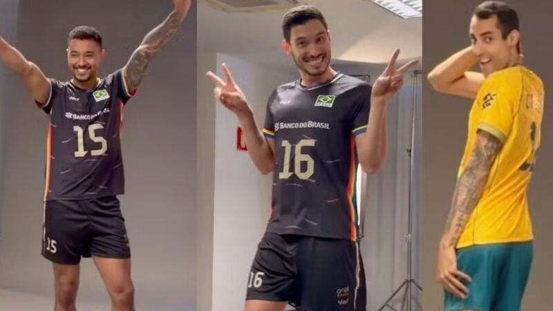 Atletas gays da seleção de vôlei enfrentam ataques após fotos com o time