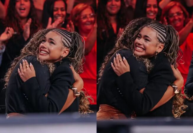 Atriz que vive Joélly de ‘Três Graças’ ganha prêmio e roupa vira assunto: ‘Esse look…’