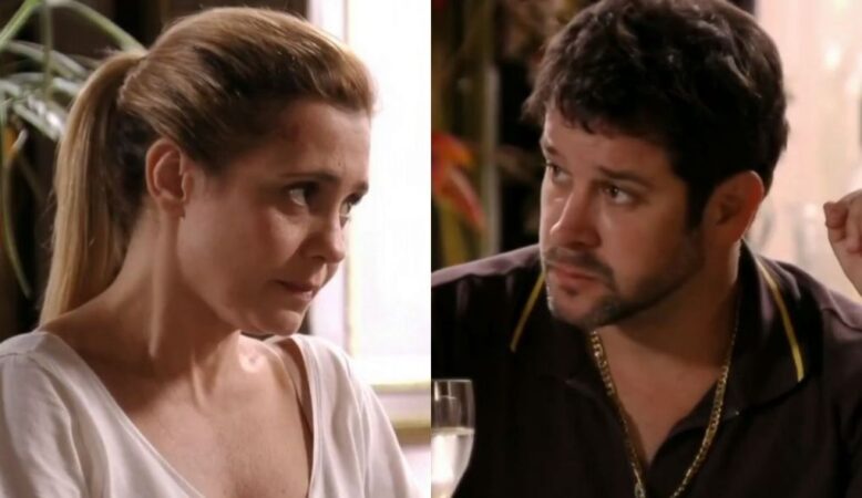 ‘Avenida Brasil’: Tufão briga feio com Carminha antes do casamento