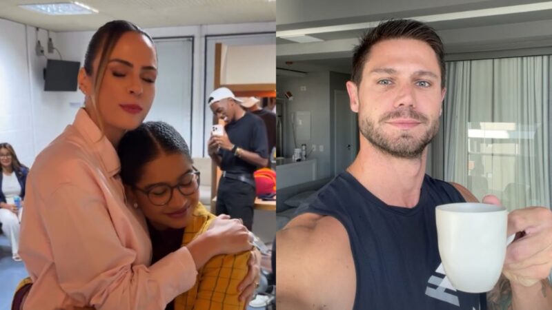 ‘BBB 26’: Ana Paula Renault reencontra Milena nos bastidores da Globo e alfineta Jonas