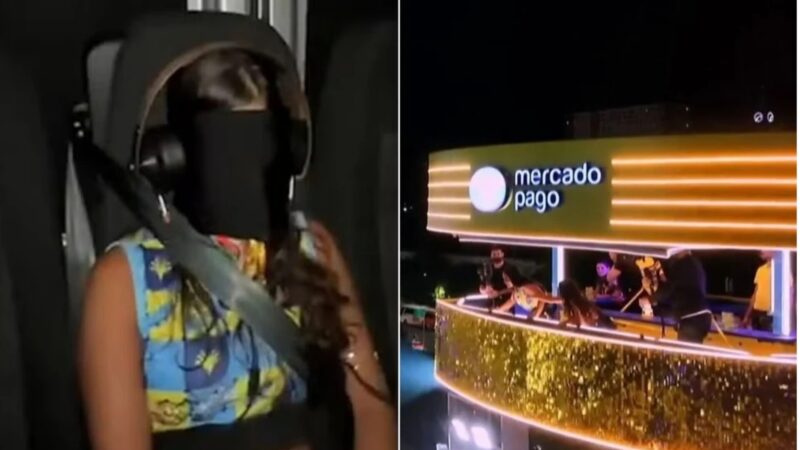 ‘BBB 26’: Chayane e Gabriela são levadas para assistir aos desfiles em camarote suspenso