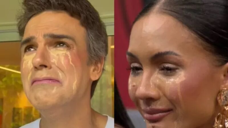 ‘BBB 26’: De maquiagem, Tadeu Schmidt faz deboche pesado e revive cena de Maxiane