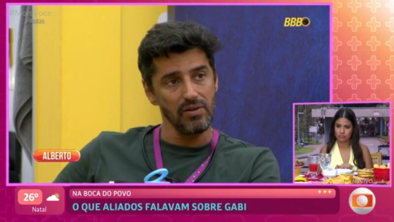 ‘BBB 26’: No ‘Mais Você’, Gabriela desabafa sobre aliados: ‘Era só mais um voto’