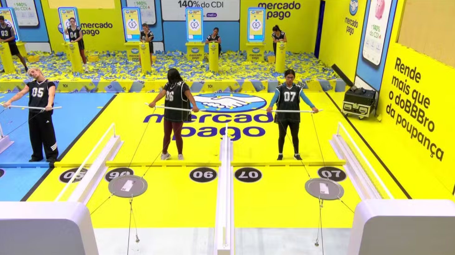 BBB 26: quem continua na Prova do Líder? Marciele e Jordana deixam disputa