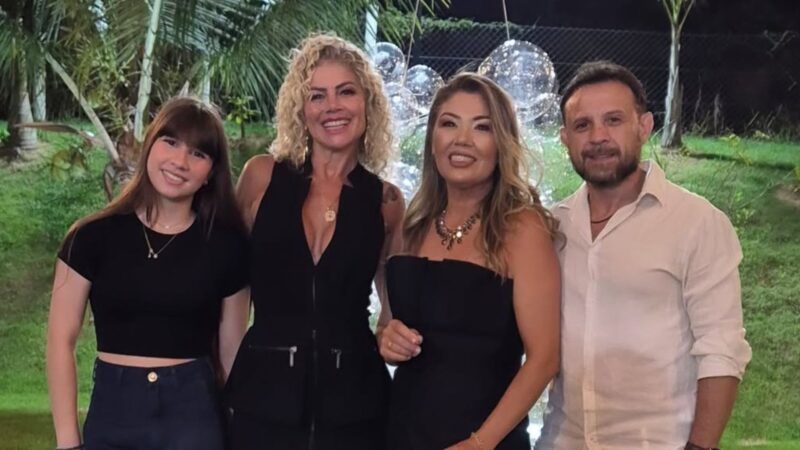 Beleza da filha da ex-paquita Catia Paganote vira assunto na web: ‘Está tão’