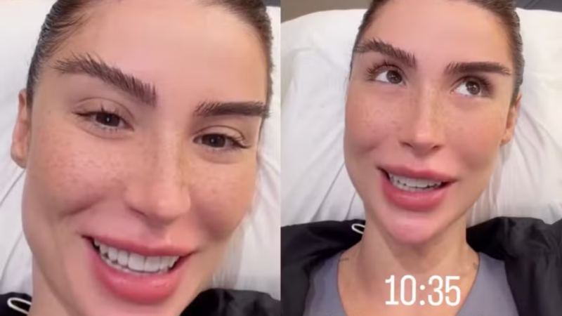 Bianca Andrade revela tensão antes de fazer transplante de sobrancelha: ‘Acordar feia’