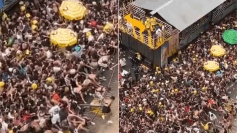 Bloco de Calvin Harris em São Paulo tem tumulto e grades derrubadas