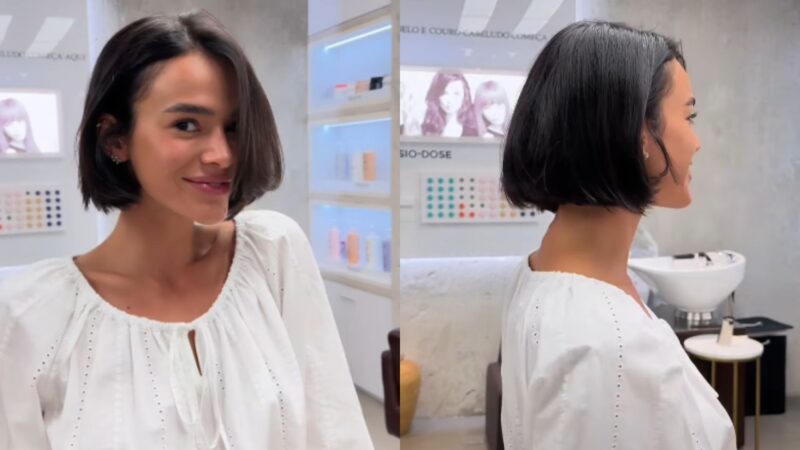 Bruna Marquezine radicaliza no corte de cabelo e internautas reagem: ‘Nunca’