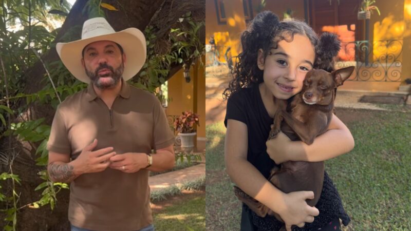 Cantor Edson comove web ao fazer apelo desesperado após desaparecimento de cão da família