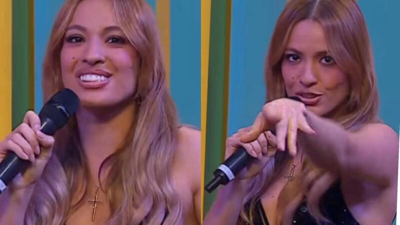 Cantora? Bia do Brás solta a voz em programa e vira piada: ‘Que vergonha’