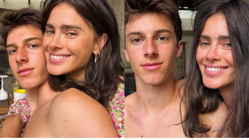 Carolina Dieckmmann posa com filho caçula e semelhança impressiona fãs: ‘Ficou mais parecida’