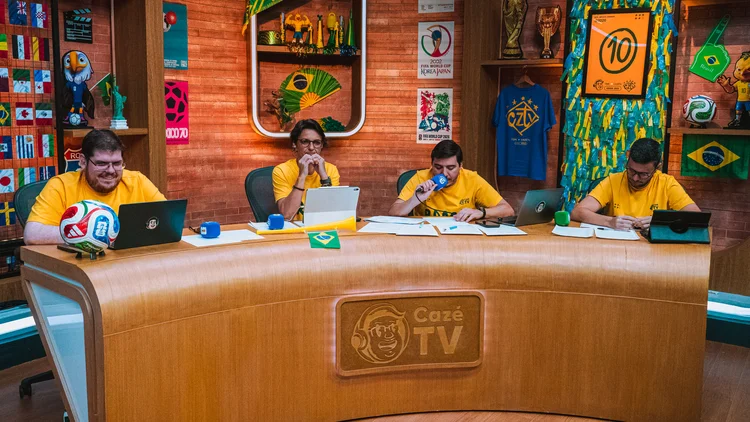 CazéTV cresce 3,5 vezes e quebra recorde mundial no YouTube com estreia do Brasil na Copa
