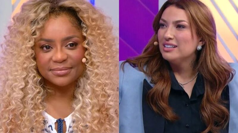 Climão? Cariúcha rebate Thayse Teixeira ao vivo e expõe bastidores do SBT