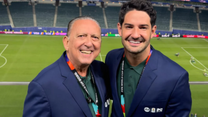Climão? Galvão Bueno e Alexandre Pato se estranham durante transmissão: ‘Eu entendo’
