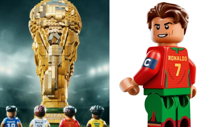 Copa 2026: LEGO lança sets de Messi, CR7 e Vini Jr.; veja preços