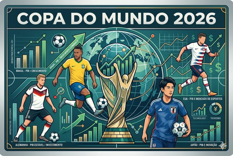 Copa do Mundo 2026: ranking dos PIBs dos países mostra 'abismo' econômico