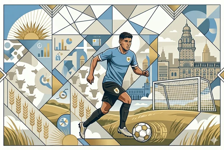 Copa do Mundo 2026: Uruguai, pequeno na economia, mas gigante no futebol
