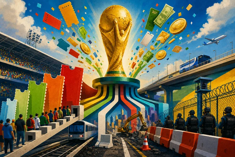 Copa do Mundo de US$ 13 bilhões: quem ganha e quem paga a conta?