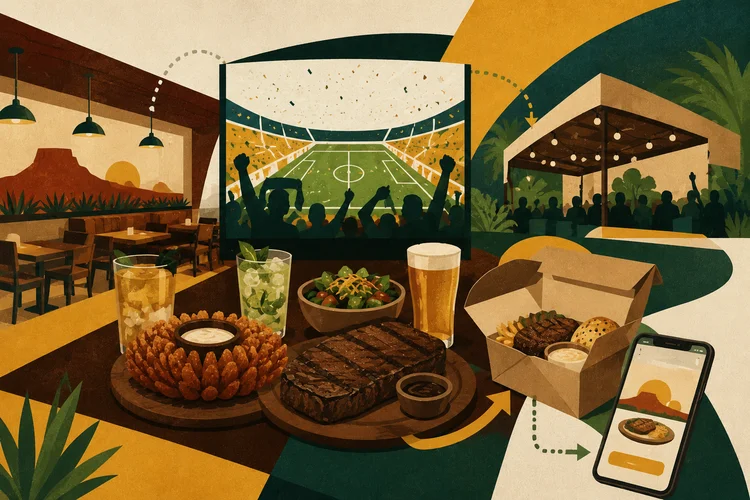 Da CazéTV ao delivery: as apostas do Outback para lucrar com a Copa do Mundo