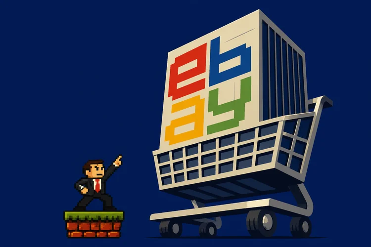 Davi quer engolir Golias: GameStop tenta comprar o eBay por US$ 56 bi — e mercado duvida