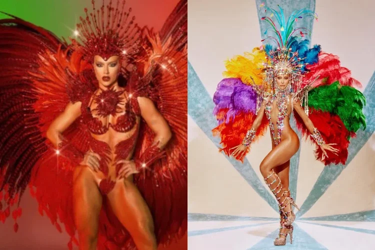 De 12kg a 40kg: os detalhes das fantasias de Sabrina e Virginia na Sapucaí