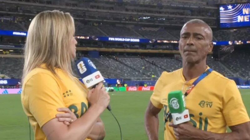 Deboche? Romário quebra o silêncio após ‘climão’ ao vivo com Fernanda Gentil: ‘Ruído’