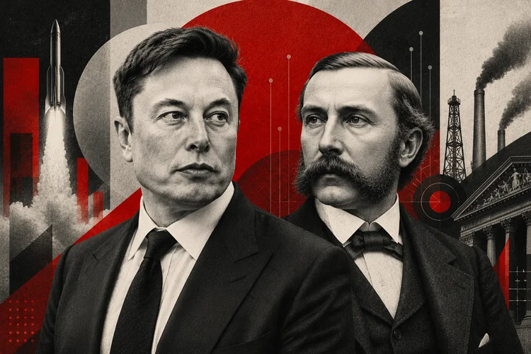 Do 1º bilionário ao 1º trilionário: quanto Musk é mais rico que Rockefeller?