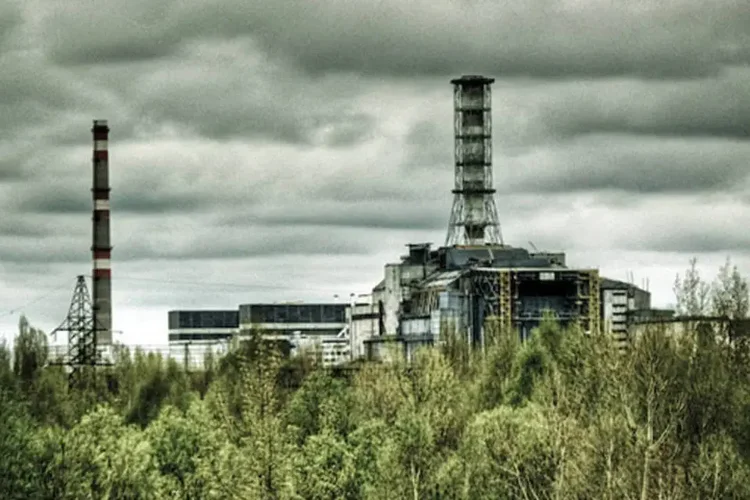 Drone provoca incêndio florestal em Chernobyl