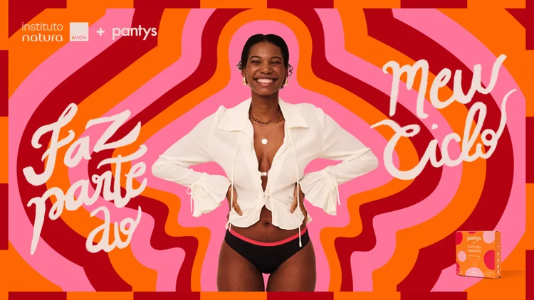 Em collab, Natura e Pantys lançam calcinha absorvente e revertem lucro para mulheres