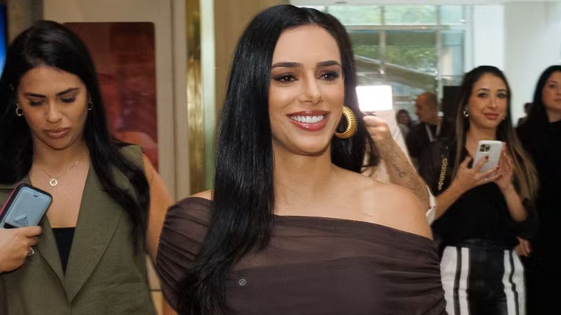 Errou? Bruna Biancardi surge com vestido amarelo e divide opiniões na web