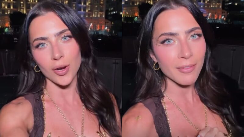 Errou? Roupa de Jade Picon rouba a cena em Copacabana: ‘Nossa’