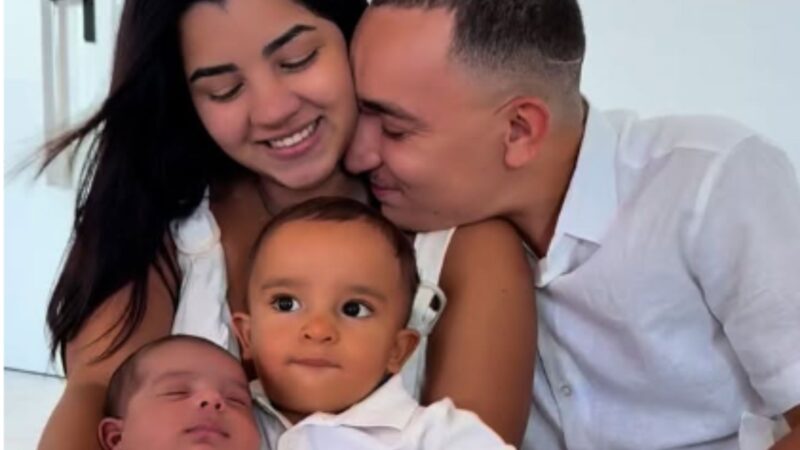 Esposa de João Gomes impressiona ao fazer tatuagem para os filhos: ‘Eternizados’