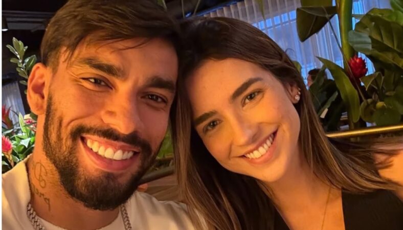 Esposa de Lucas Paquetá tem look questionado: ‘Essa calça não’