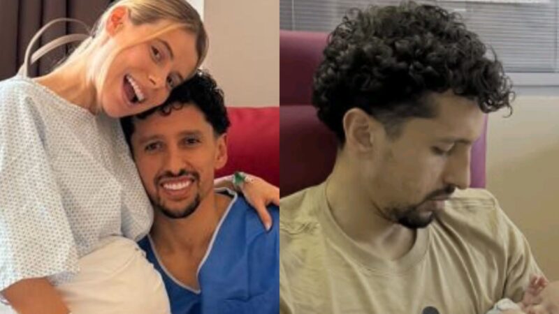 Esposa de Marquinhos quebra o silêncio sobre internação do filho recém-nascido; veja
