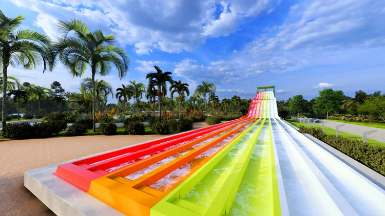 Este parque comprou o maior toboágua de SP para ficar lotado todo o ano