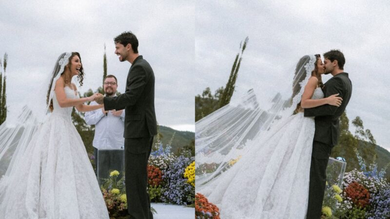 Ex-atriz mirim do SBT abre álbum de fotos de casamento luxuoso: ‘Sonho’