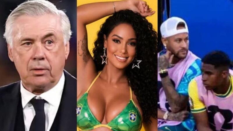 Ex-Fazenda Rosiane Pinheiro perde a paciência com Ancelotti e exige Neymar e Endrick em campo