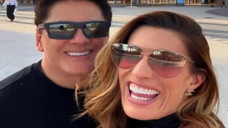 Família crescendo! Cesar Filho e Elaine Mickely anunciam chegada do segundo neto