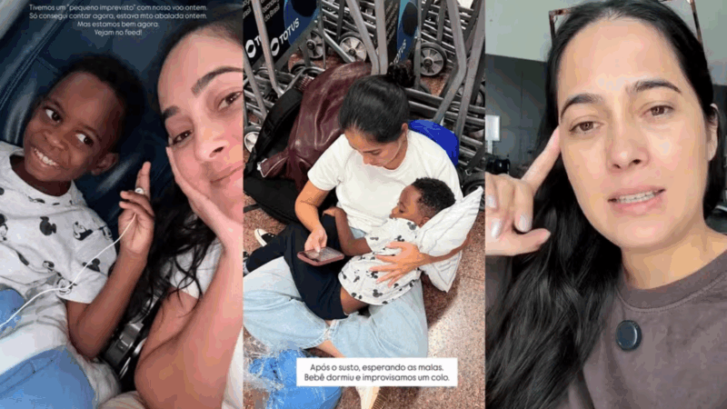 Famosa se desespera com explosão de avião em São Paulo