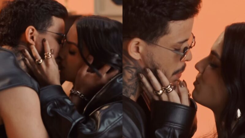 Felipe Amorim e Duda Kropf ficam noivos em gravação de clipe; veja o vídeo surpreendente