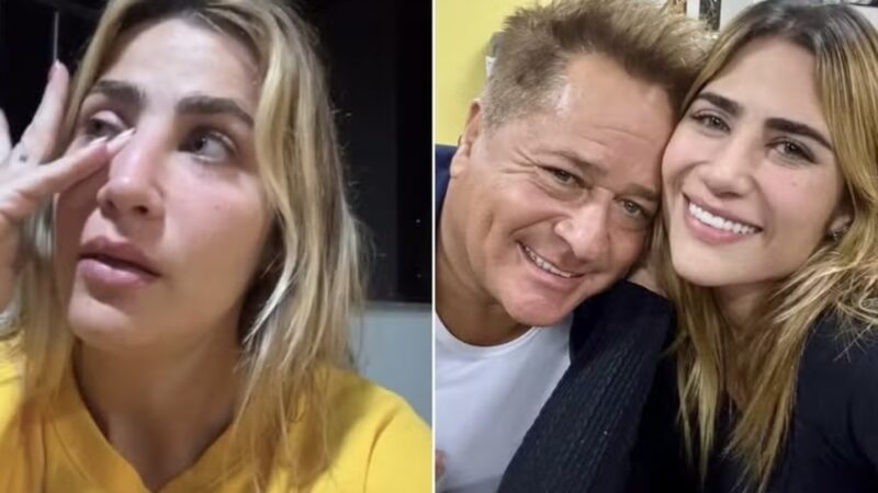 Filha de Leonardo chora ao expor briga com o pai: ‘Muita mágoa’